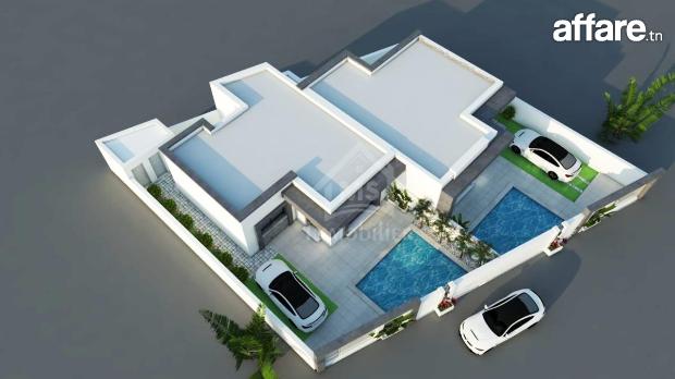 2 villas jumelées à vendre à Hammamet Sud 51355351