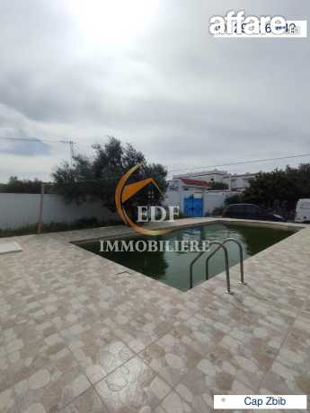  Réf 2459 Belle villa avec piscine à Cap Zbib, Bizerte