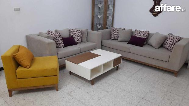 🎯🎯🎯 Salon ndhifa + table basse + meuble TV (le tout avec 
