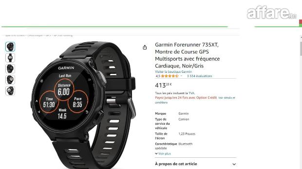 smart watch garmin sport forunner 735 XT