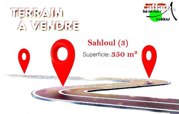 Terrain [#350m²] #Deux Façades #Zone des Villas #Sahloul (3)